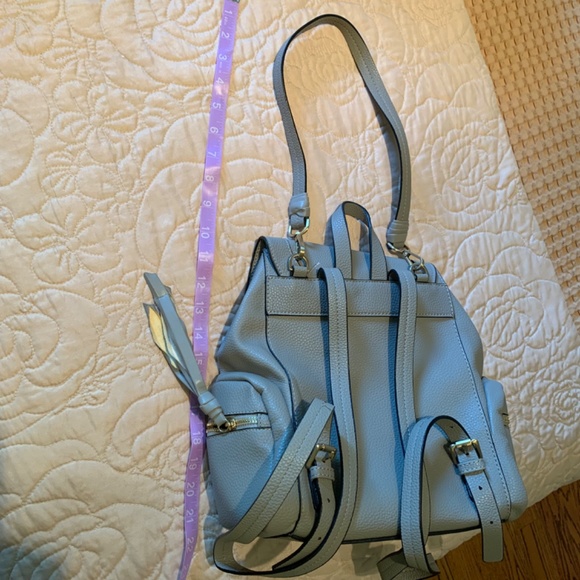 ZARA Italy 🇮🇹 Backpack Gray Fax leather - Picture 8 of 8